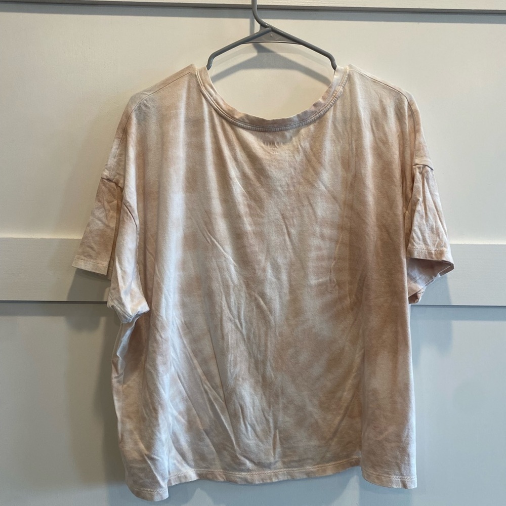 Old Navy XXL Casual Cream Crop Tee - Picture 4 of 4